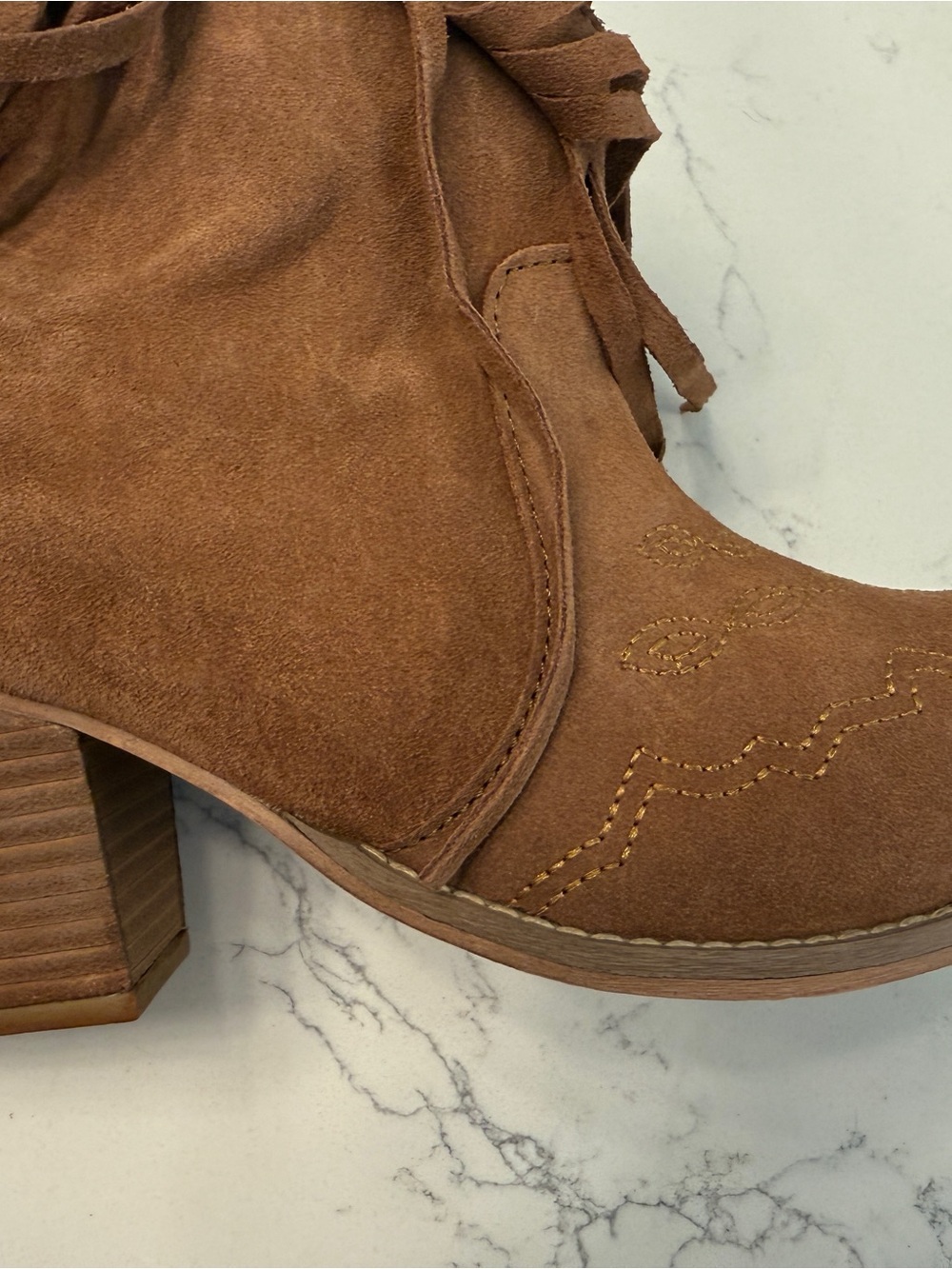 Fringed booties - Picture 6 of 9